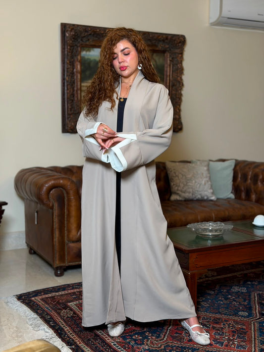 The Essence Abaya- Taupe