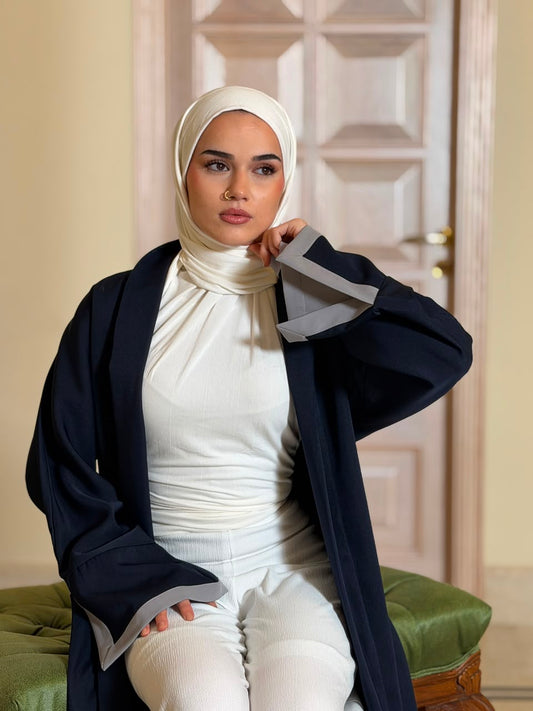 The Essence Abaya- Navy