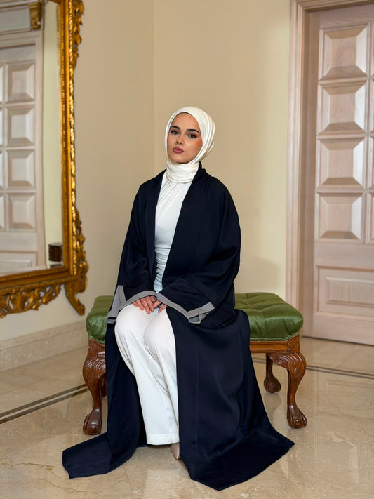 The Essence Abaya- Navy