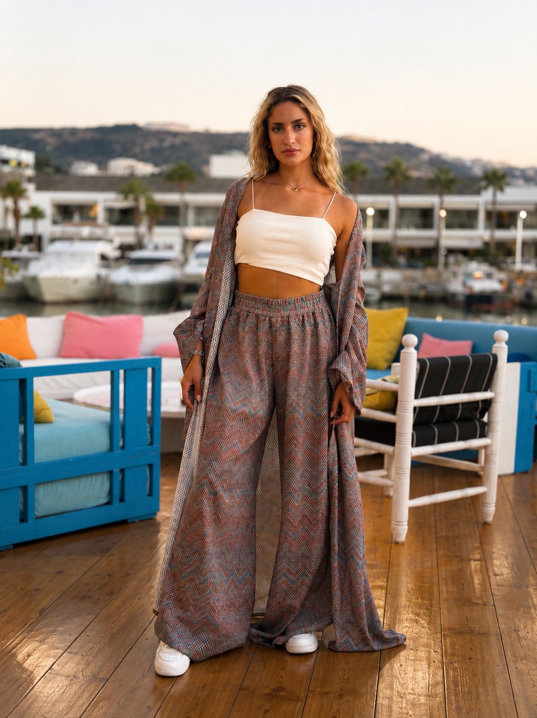 Relaxed Kimono Set- Rose Taupe